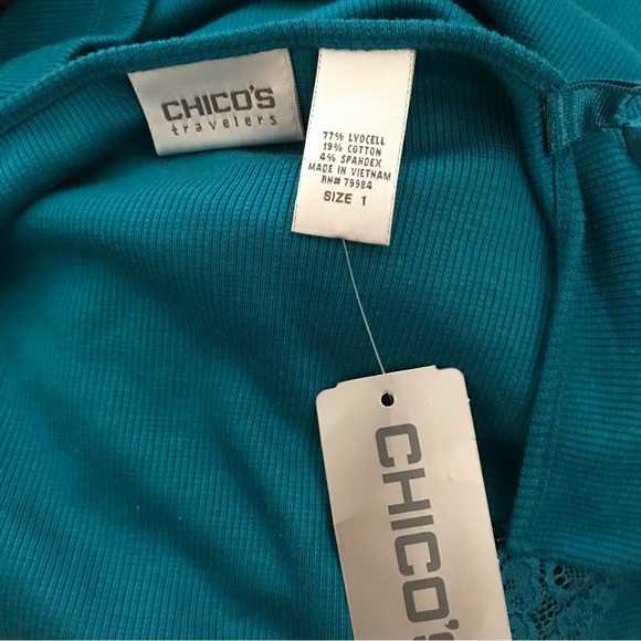 Chicos Medium Beautiful Top - Picture 6 of 7